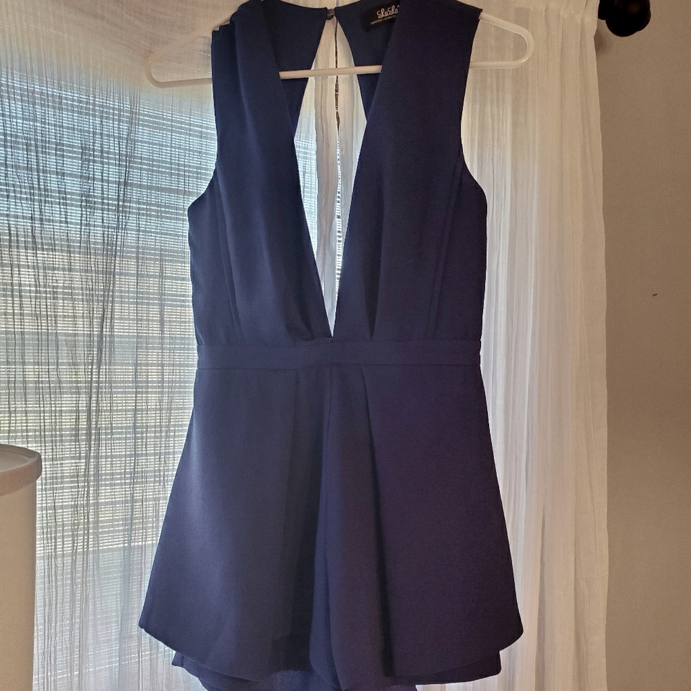 Blue romper